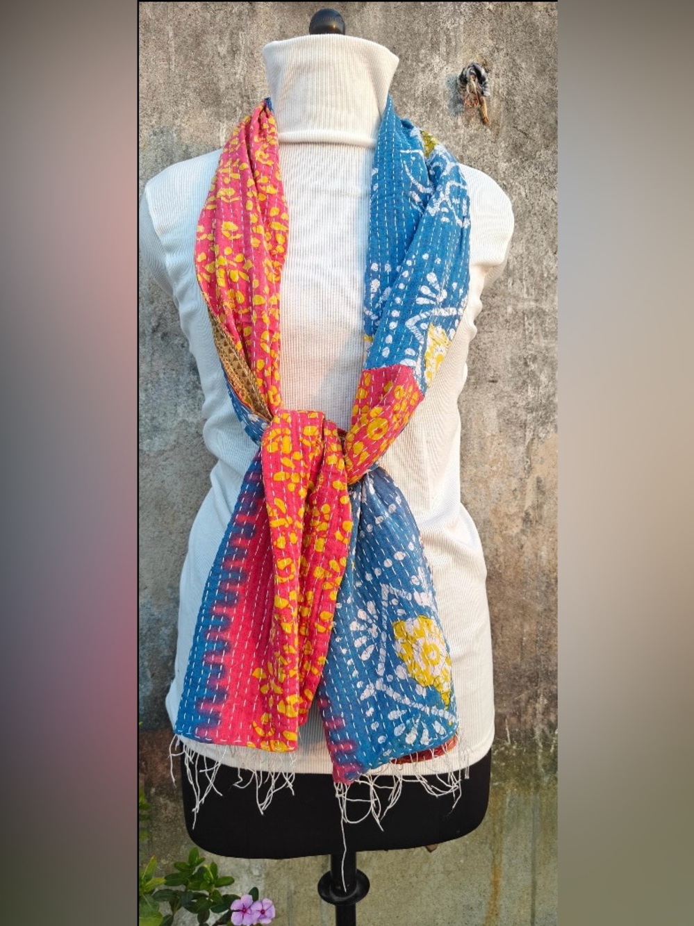 Boho Kantha Scarfts